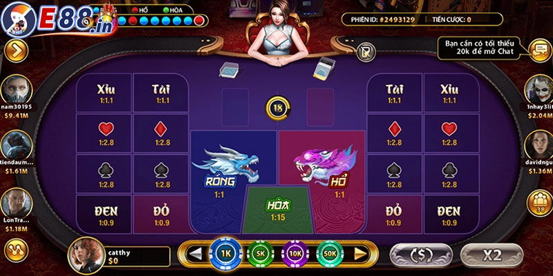 5 bí quyết chơi game bài rồng hổ chuẩn